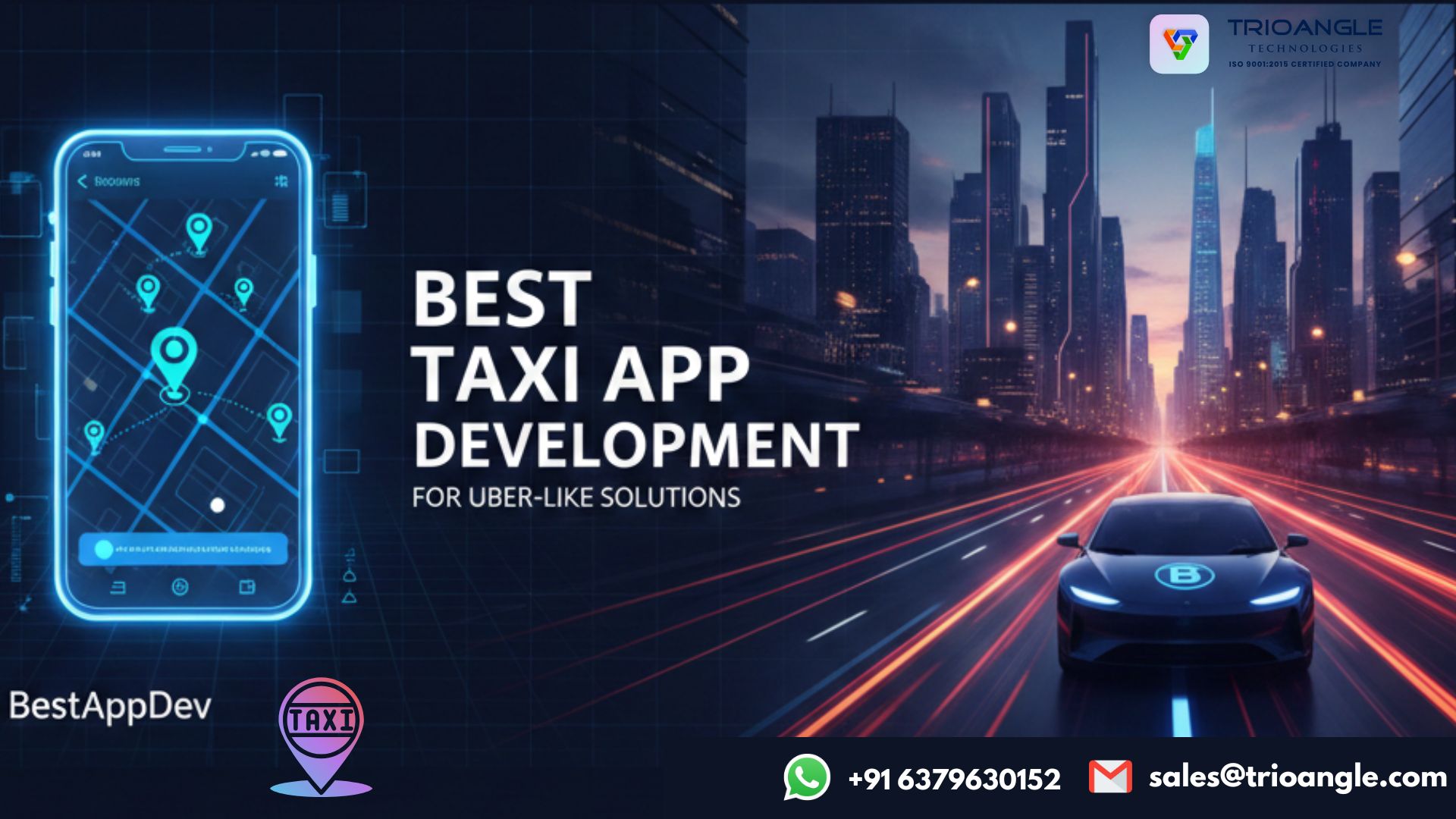 Best Taxi App Development Company for Uber-Like Solutions